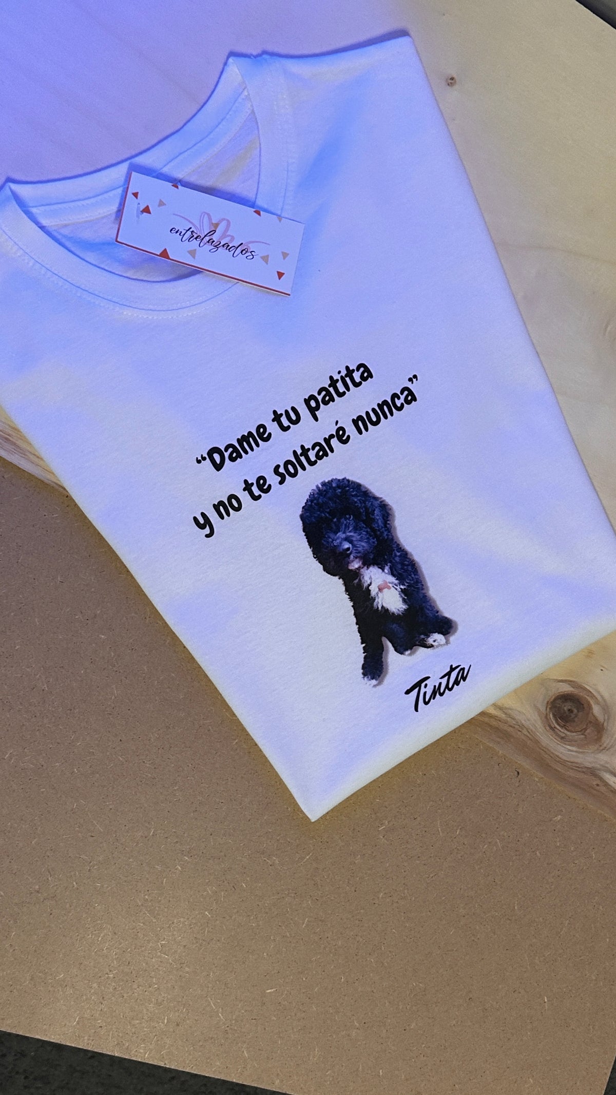 CAMISETA MANGA CORTA "DAME TU PATITA"